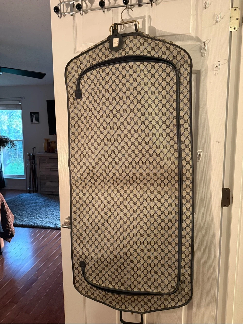 Gucci Beige and Blue GG Monogram Garment Cover